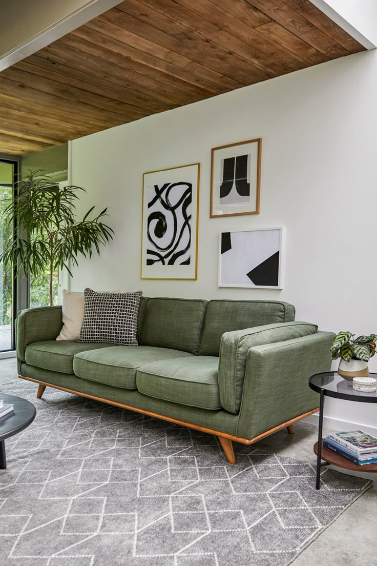 Modern living room interior setup